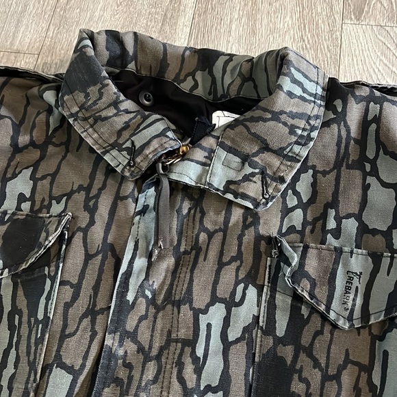 M-65 Tree Bark pattern field jacket men’s sz L, as is - Picture 5 of 16